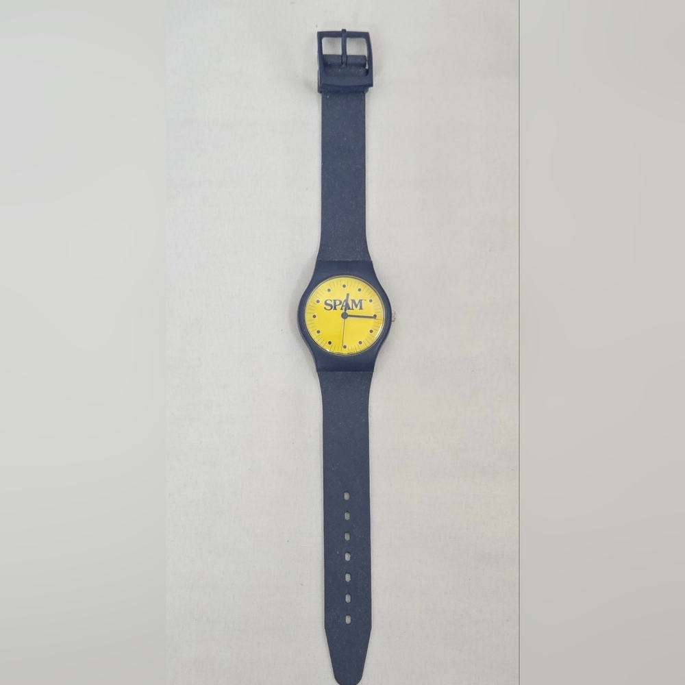 Vintage SPAM Novelty Advertising Watch Swatch Style Unisex
